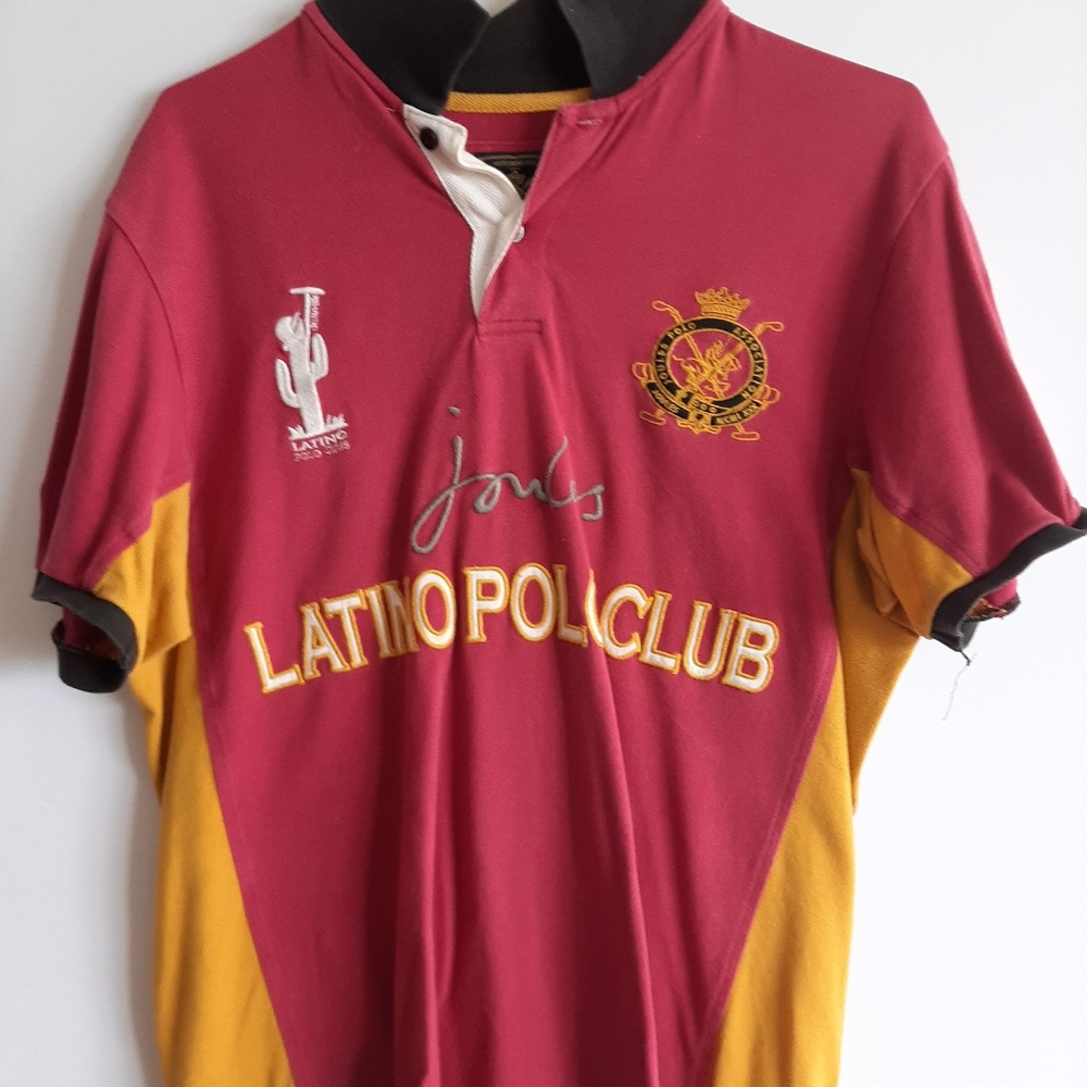 Joules Medium latino polo club polo shirt - Picture 7 of 11
